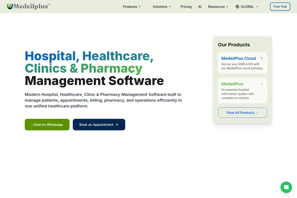 Landing page preview