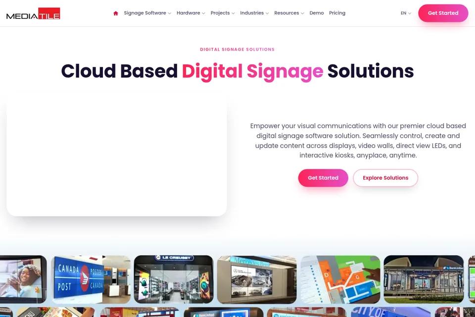 Landing page preview