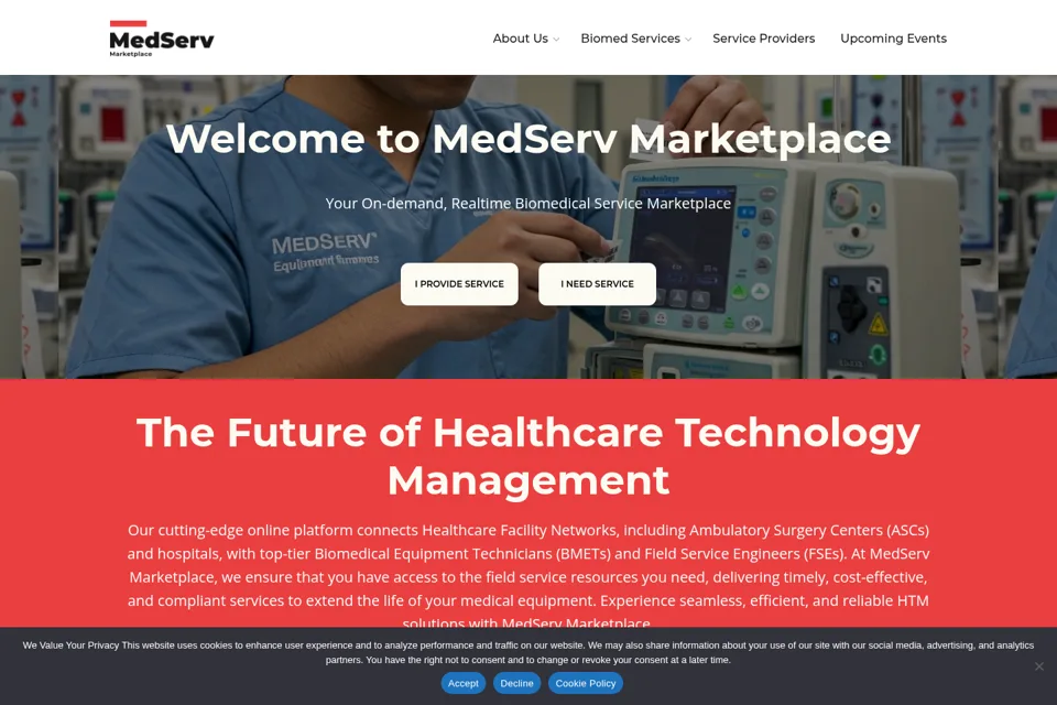Landing page preview