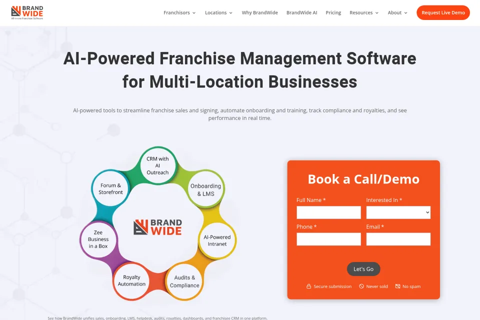 Landing page preview