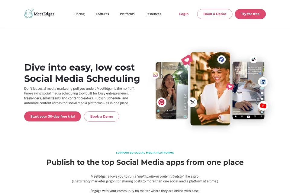 Landing page preview