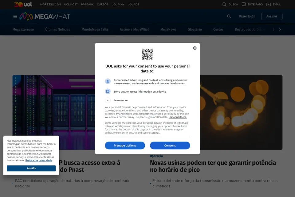 Landing page preview