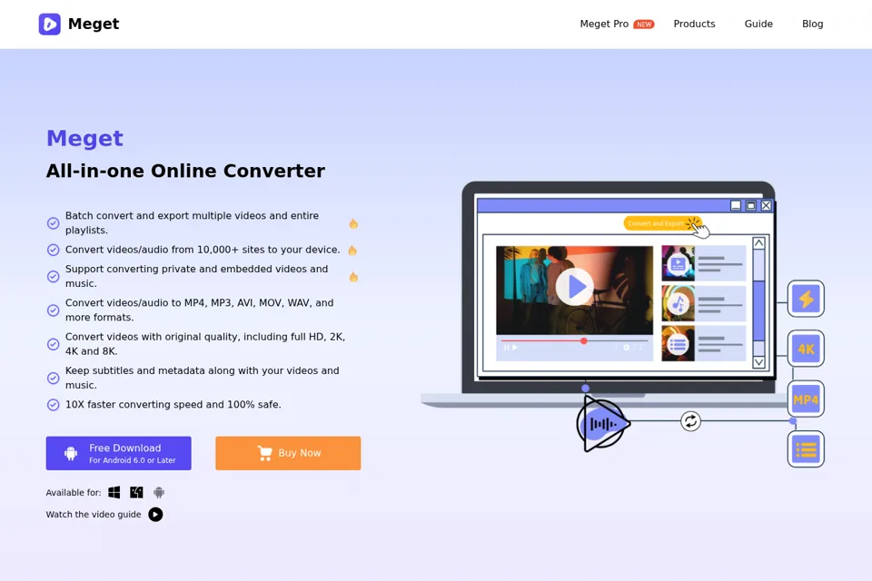 Landing page preview