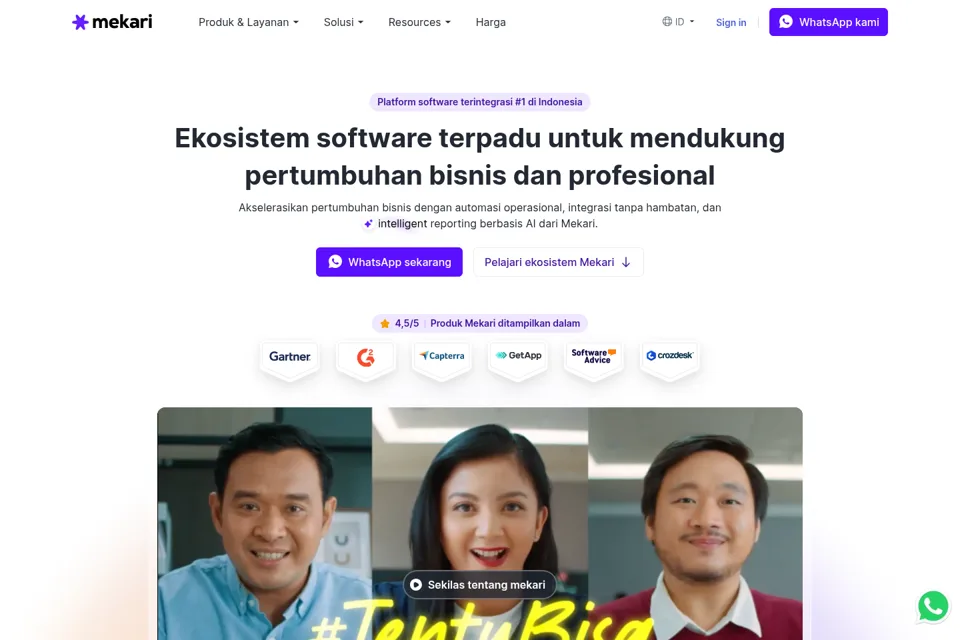Landing page preview