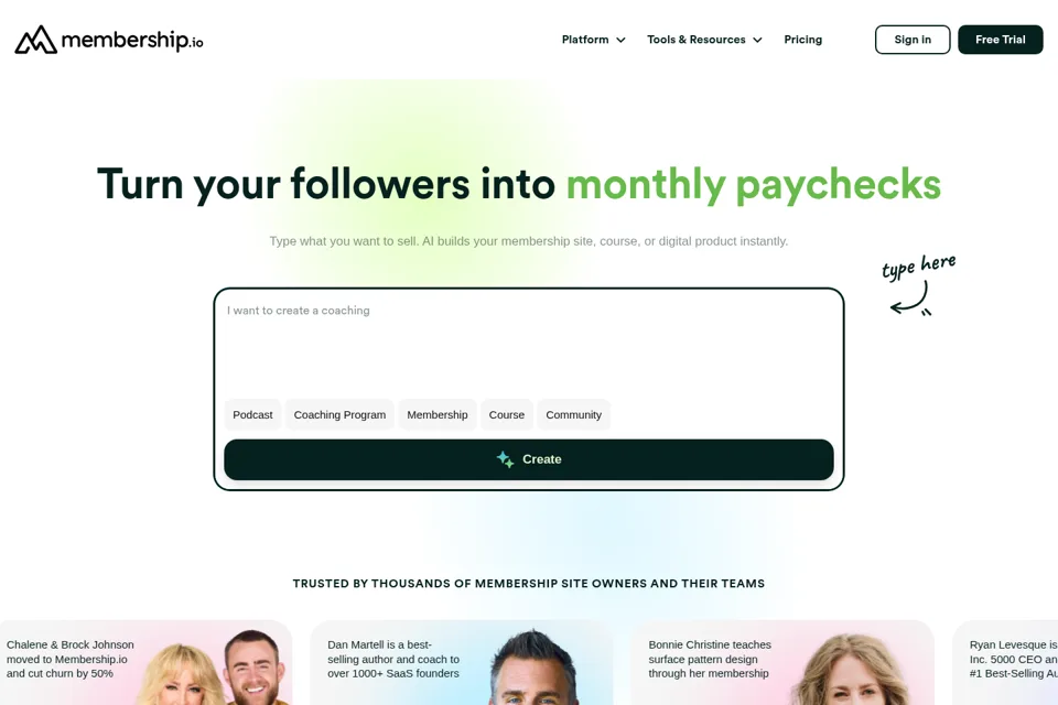Landing page preview