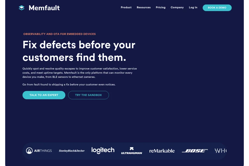 Landing page preview