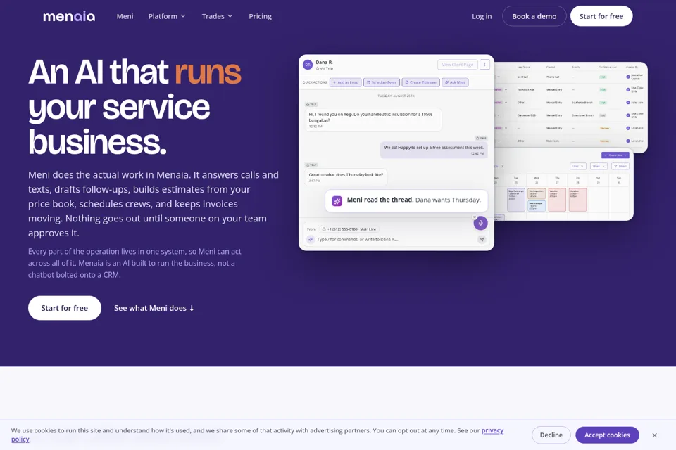 Landing page preview