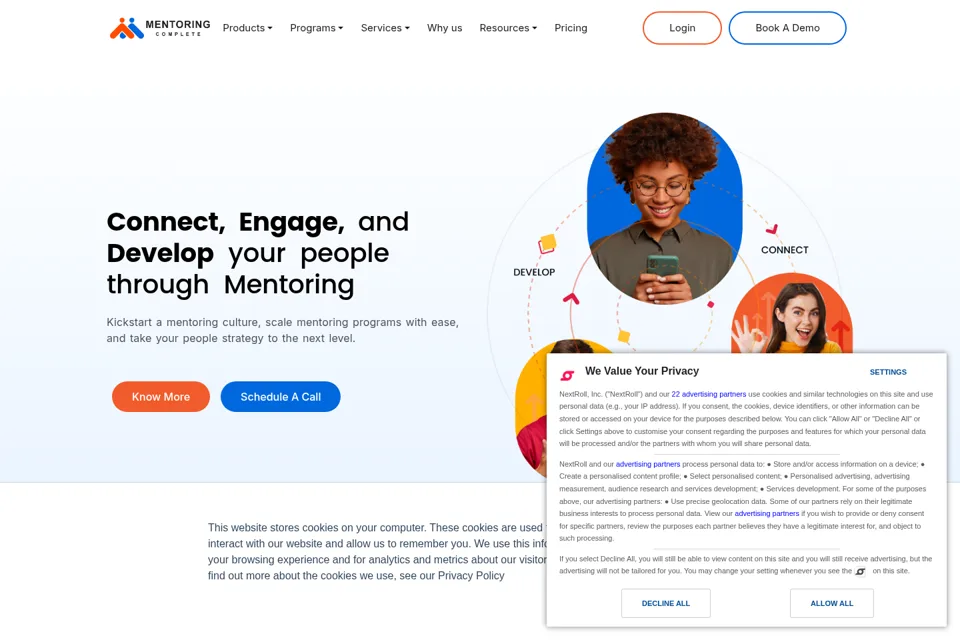 Landing page preview