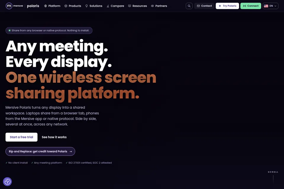 Landing page preview