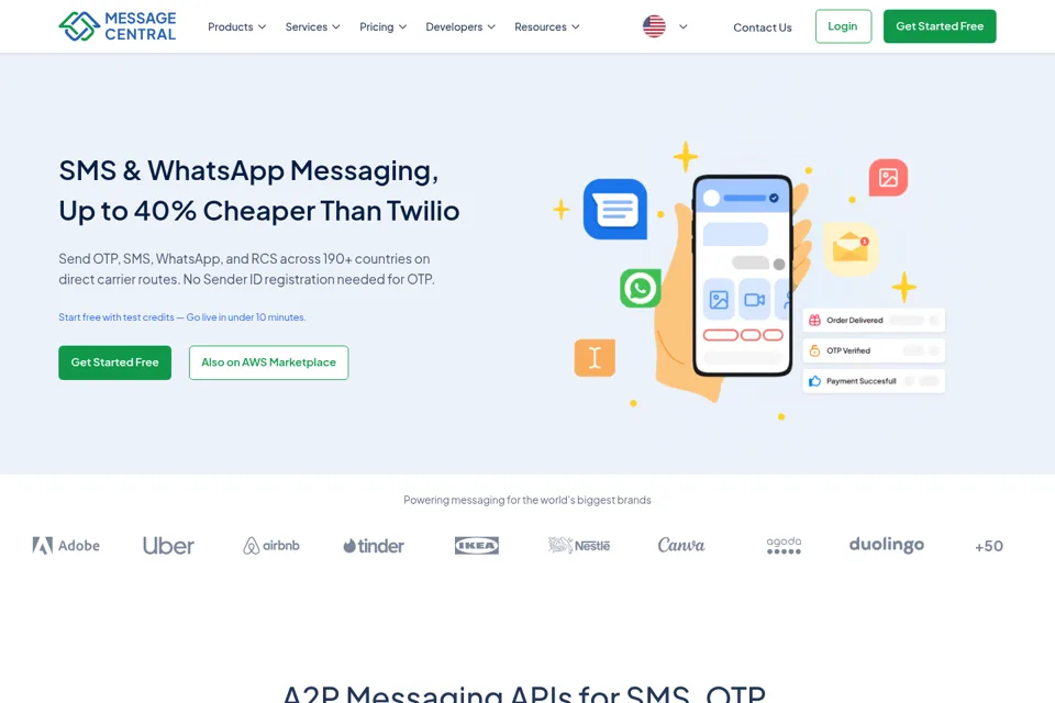 Landing page preview