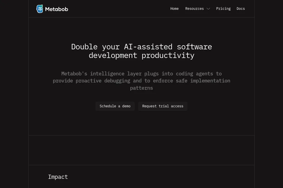 Landing page preview