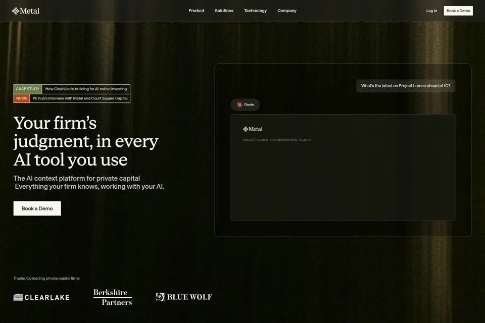 Landing page preview