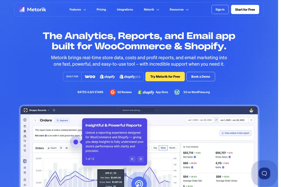 Landing page preview