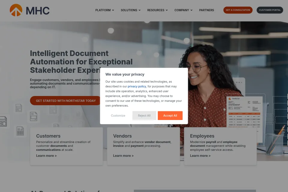 Landing page preview