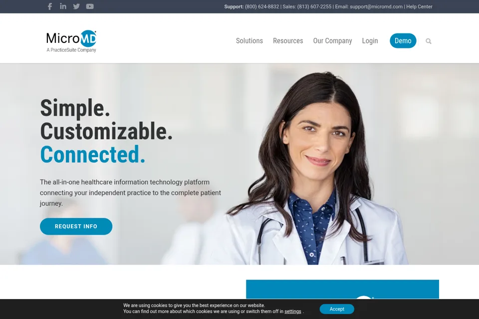 Landing page preview