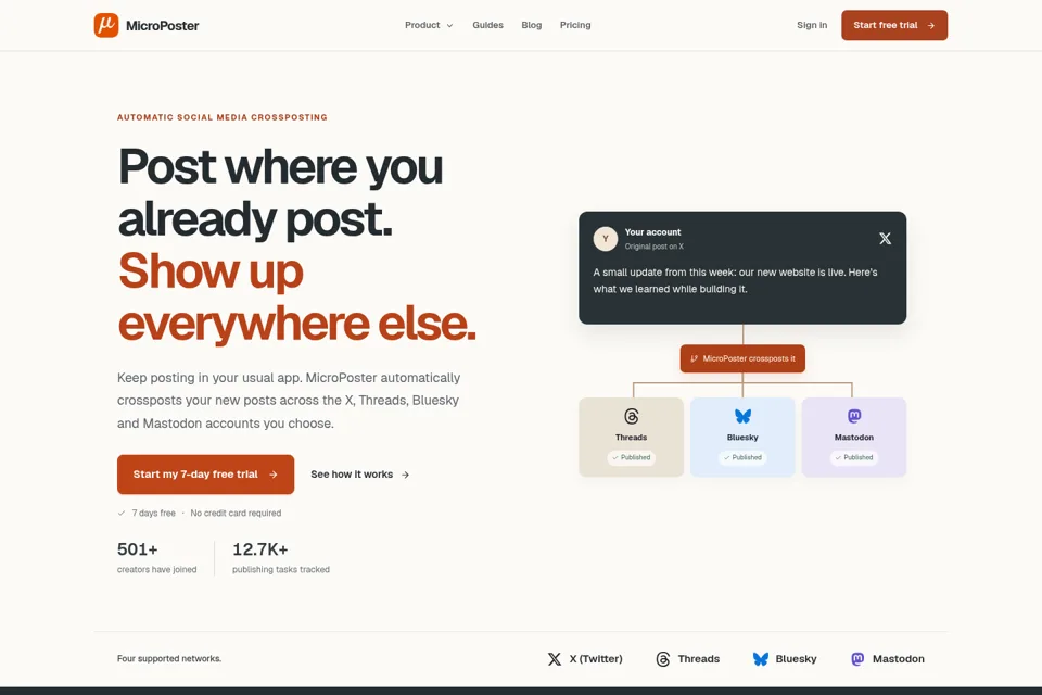 Landing page preview