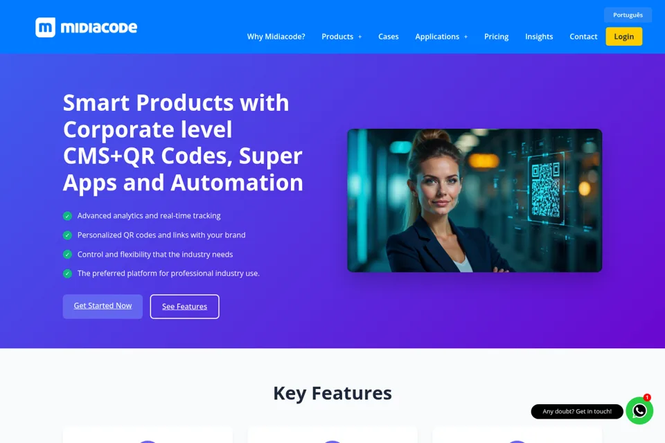 Landing page preview
