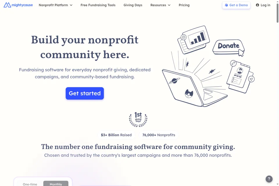 Landing page preview
