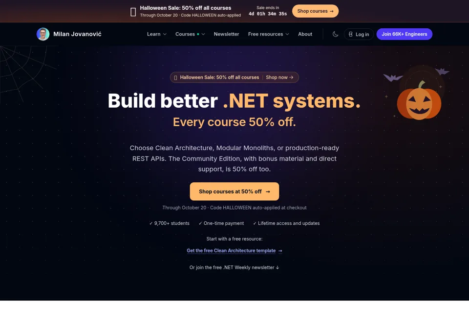 Landing page preview