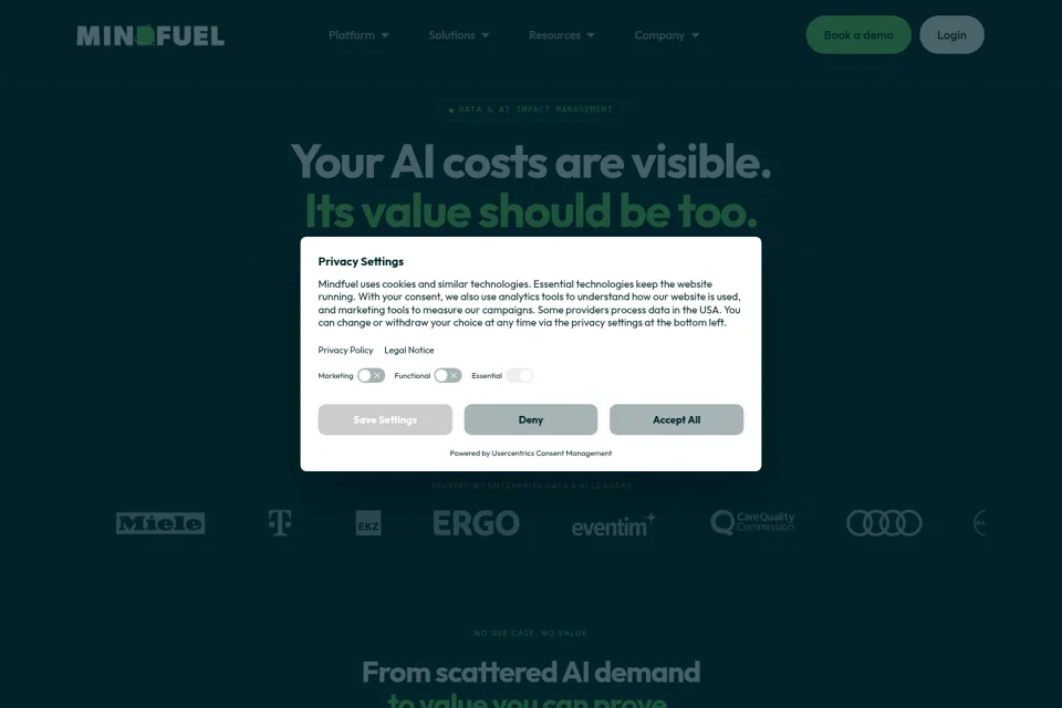 Landing page preview