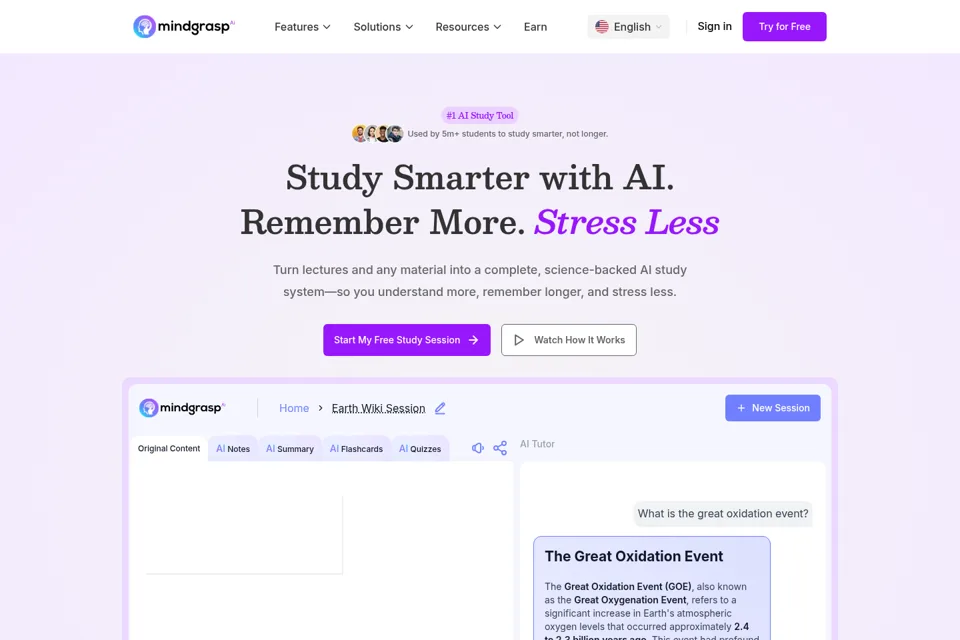 Landing page preview