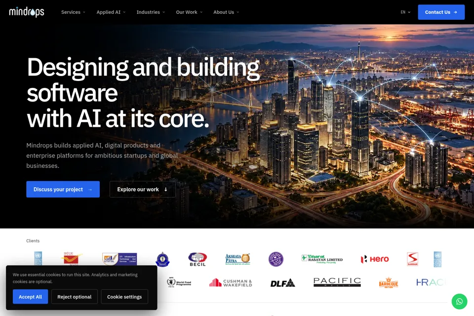 Landing page preview