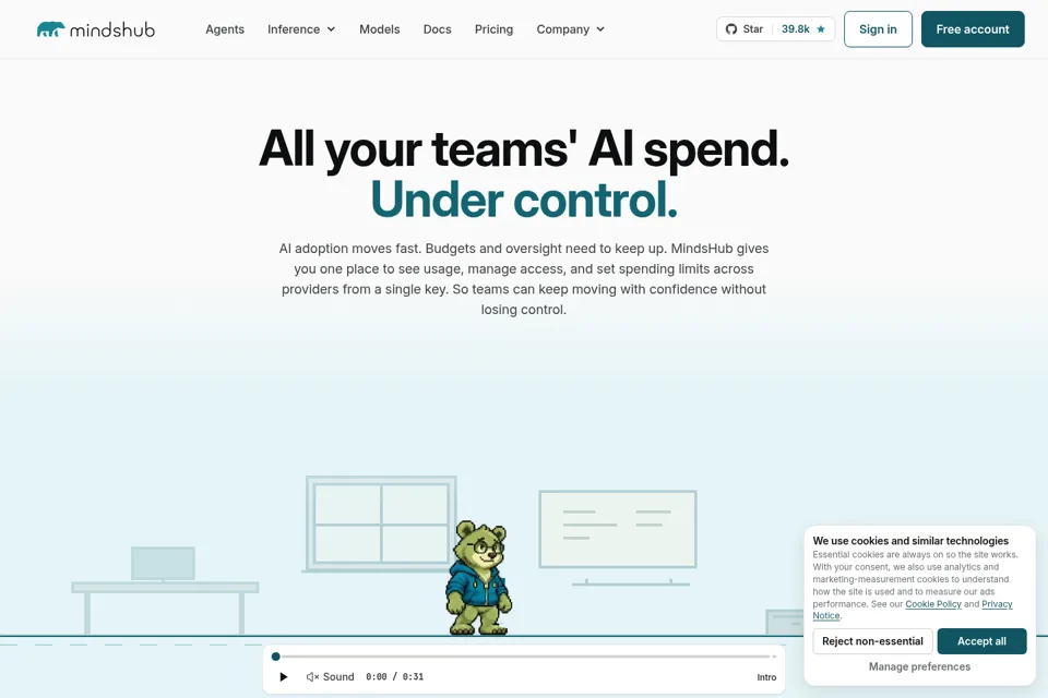 Landing page preview
