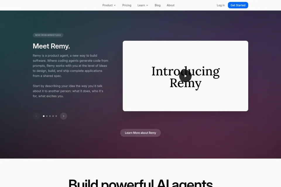 Landing page preview
