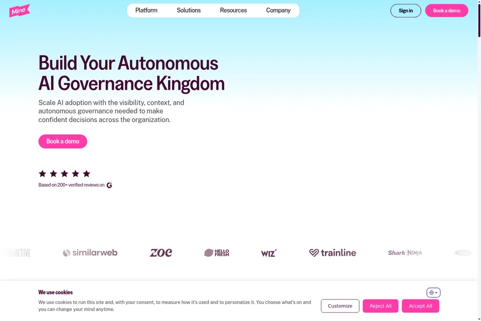Landing page preview