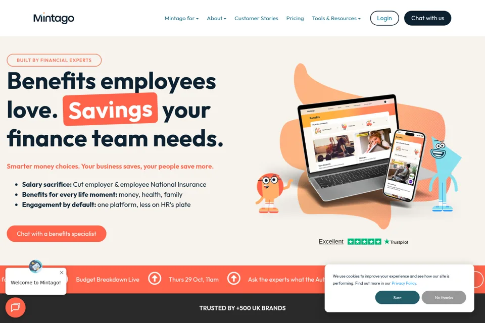 Landing page preview