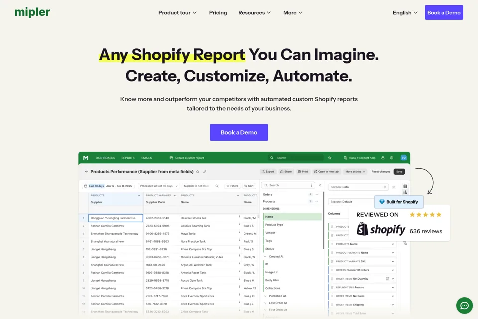 Landing page preview
