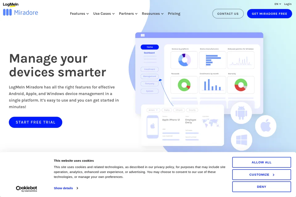 Landing page preview