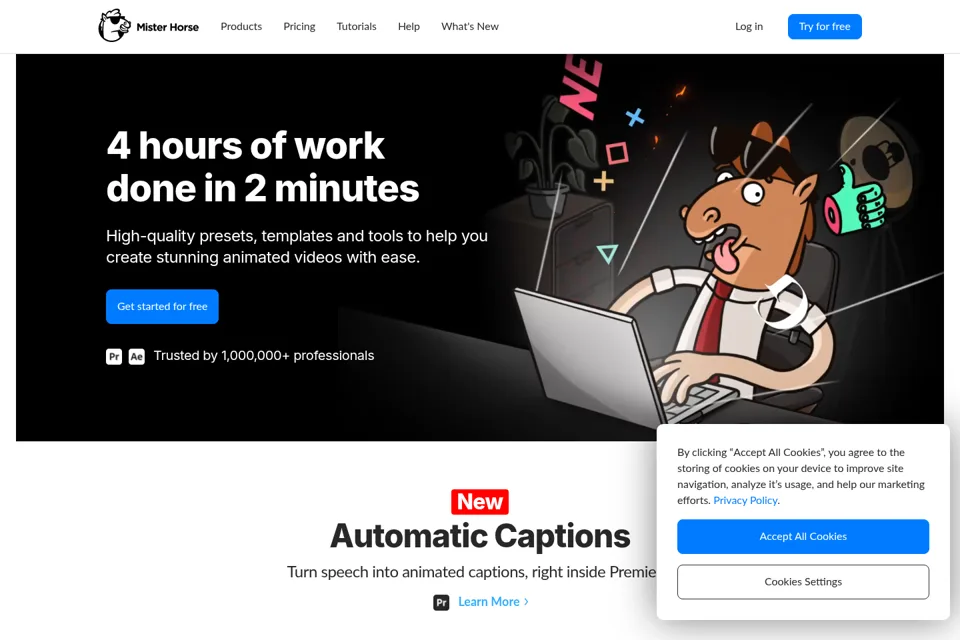 Landing page preview