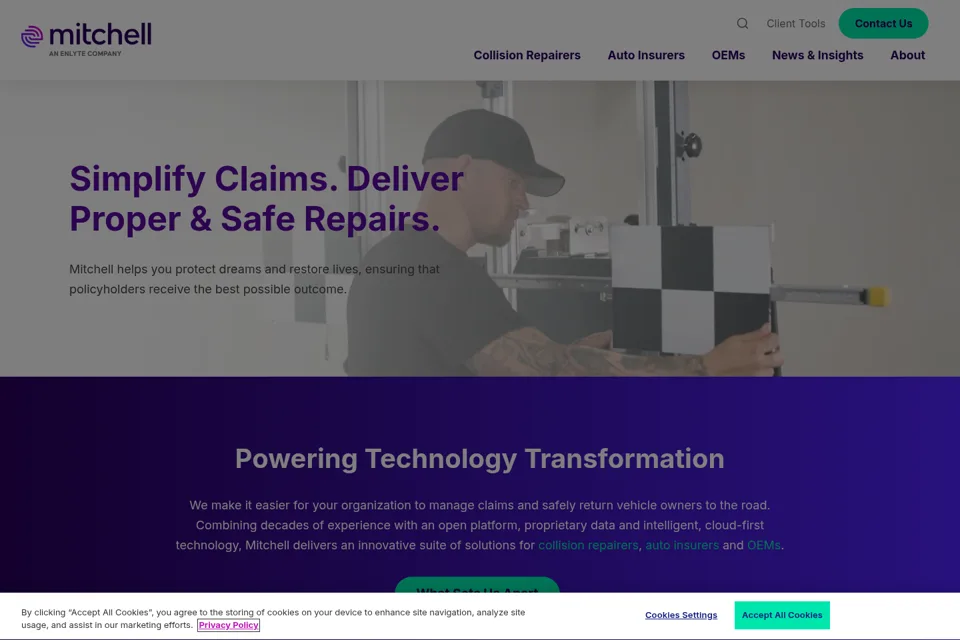 Landing page preview