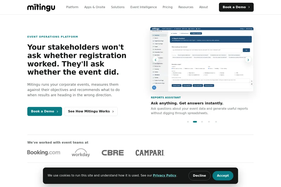 Landing page preview