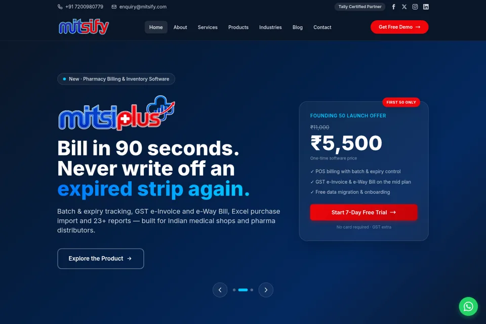 Landing page preview