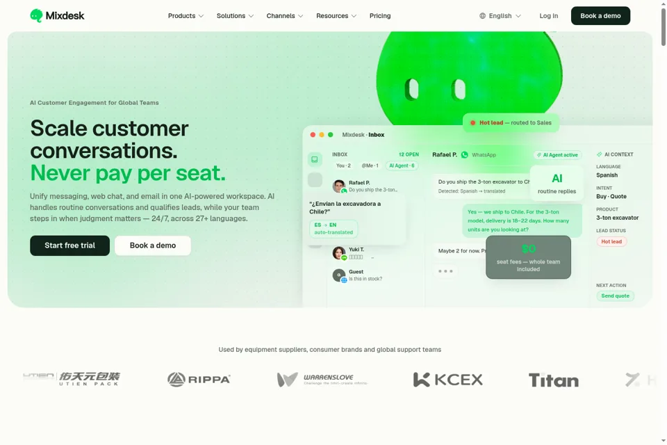 Landing page preview