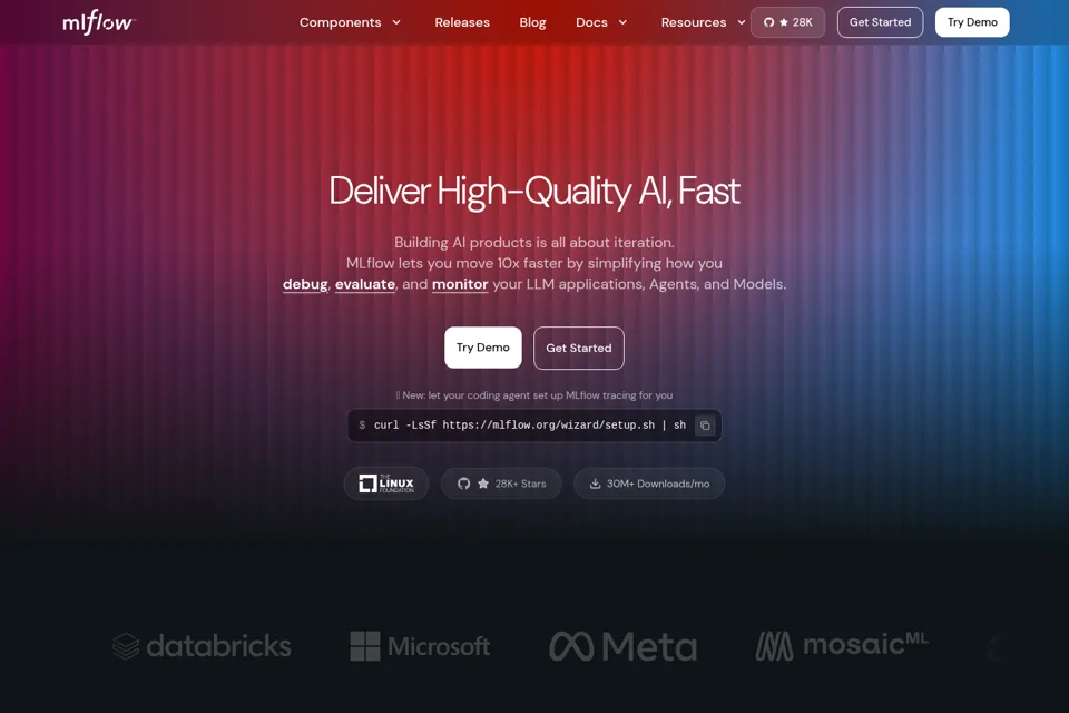 Landing page preview