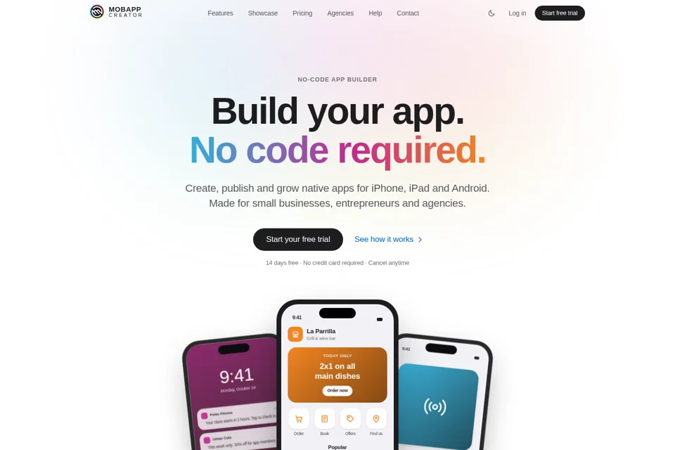 Landing page preview