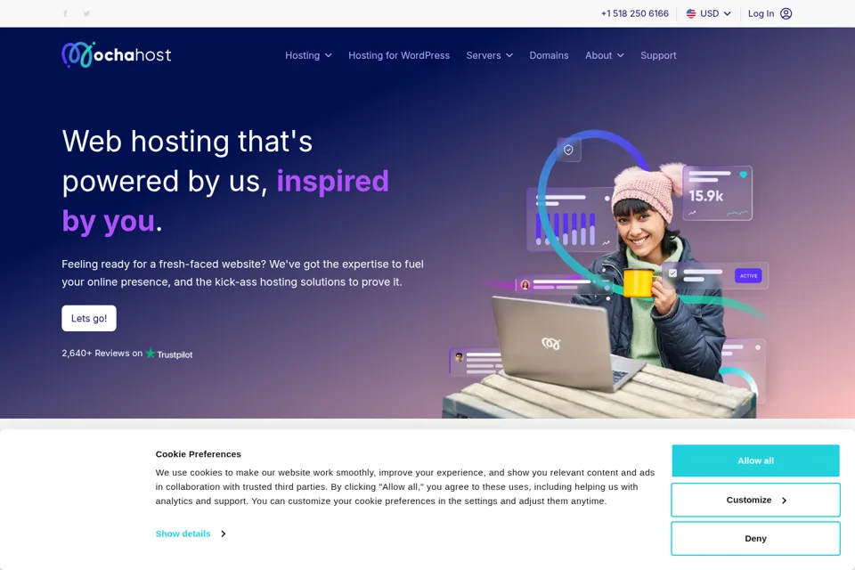 Landing page preview