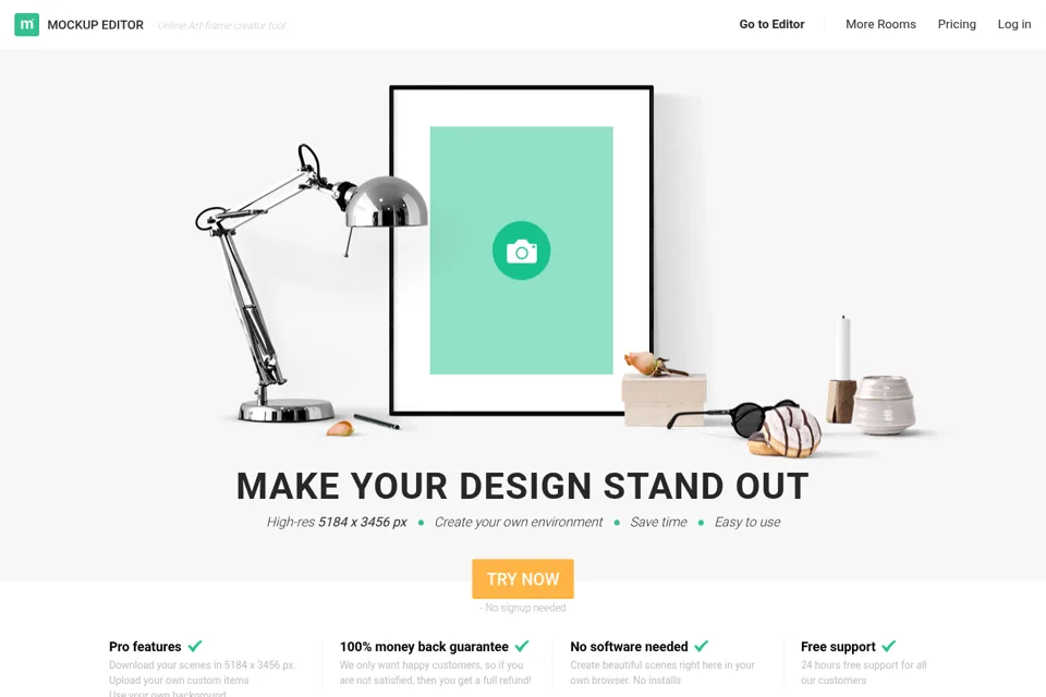 Landing page preview