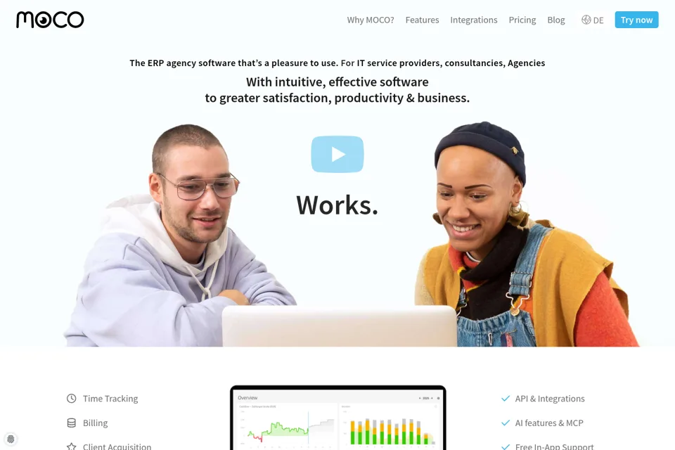 Landing page preview