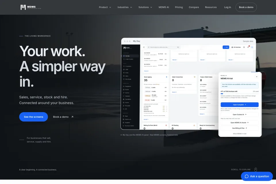 Landing page preview