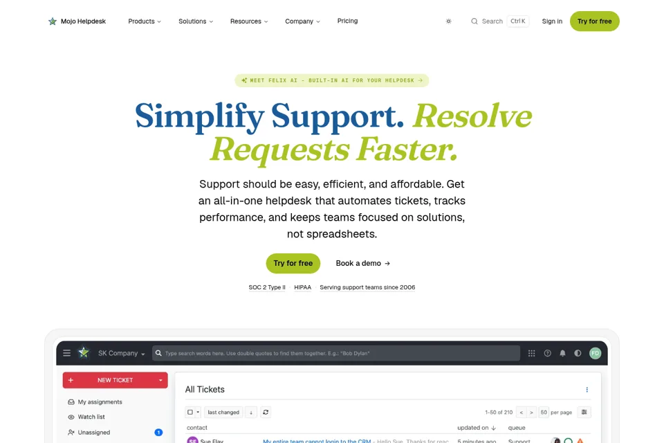 Landing page preview