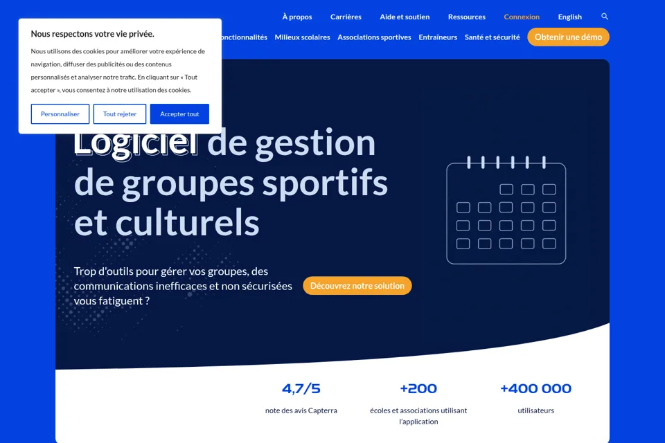 Landing page preview