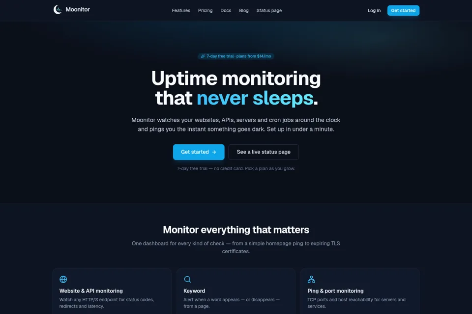 Landing page preview