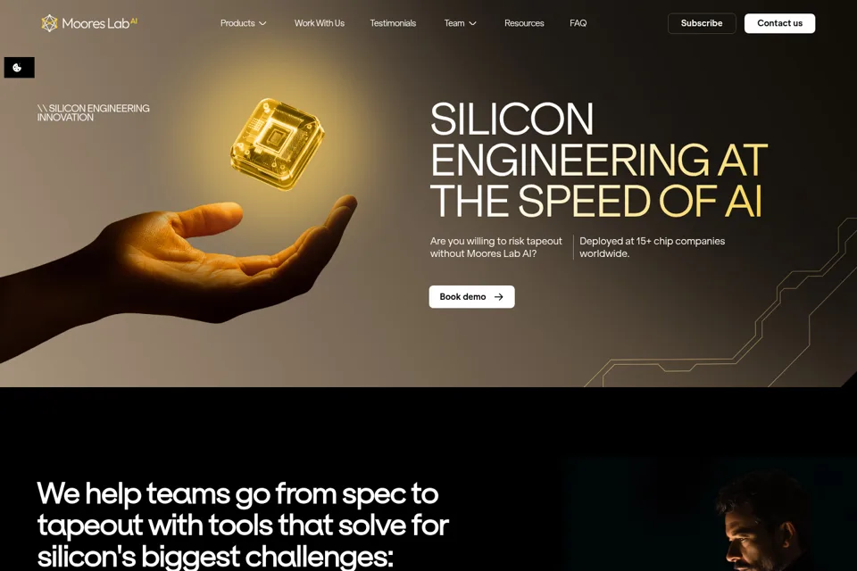 Landing page preview