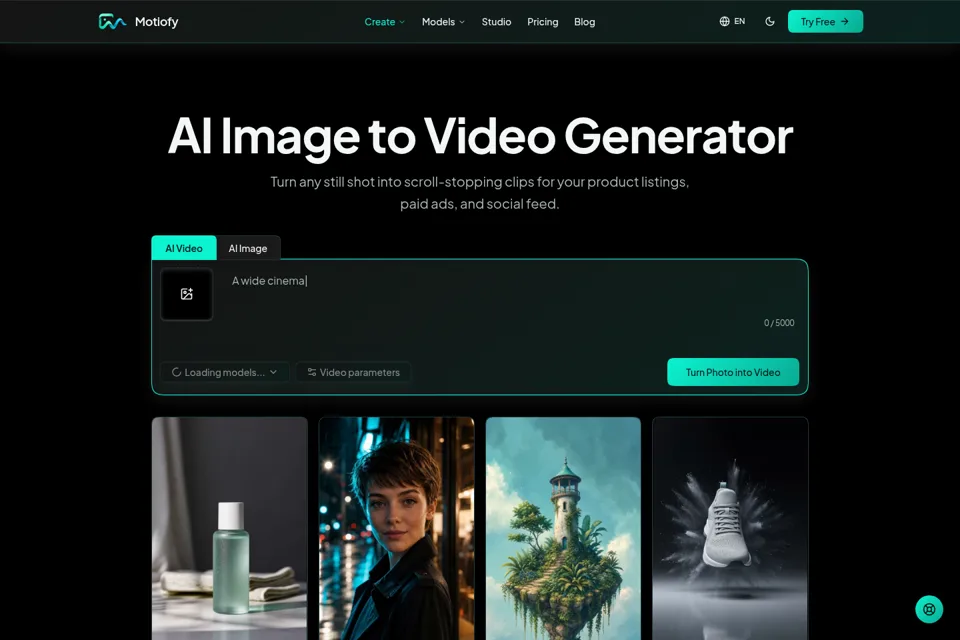 Landing page preview