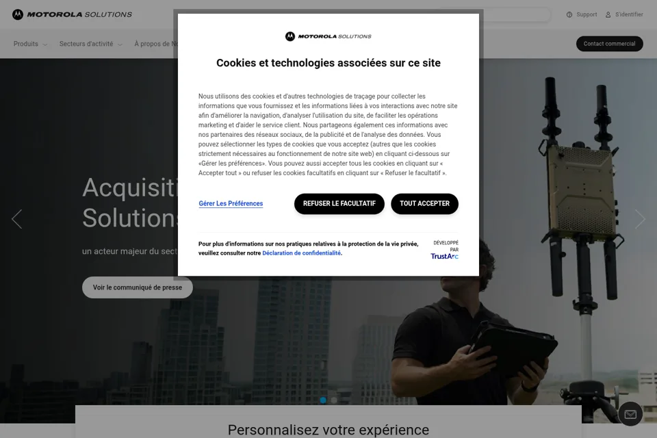 Landing page preview
