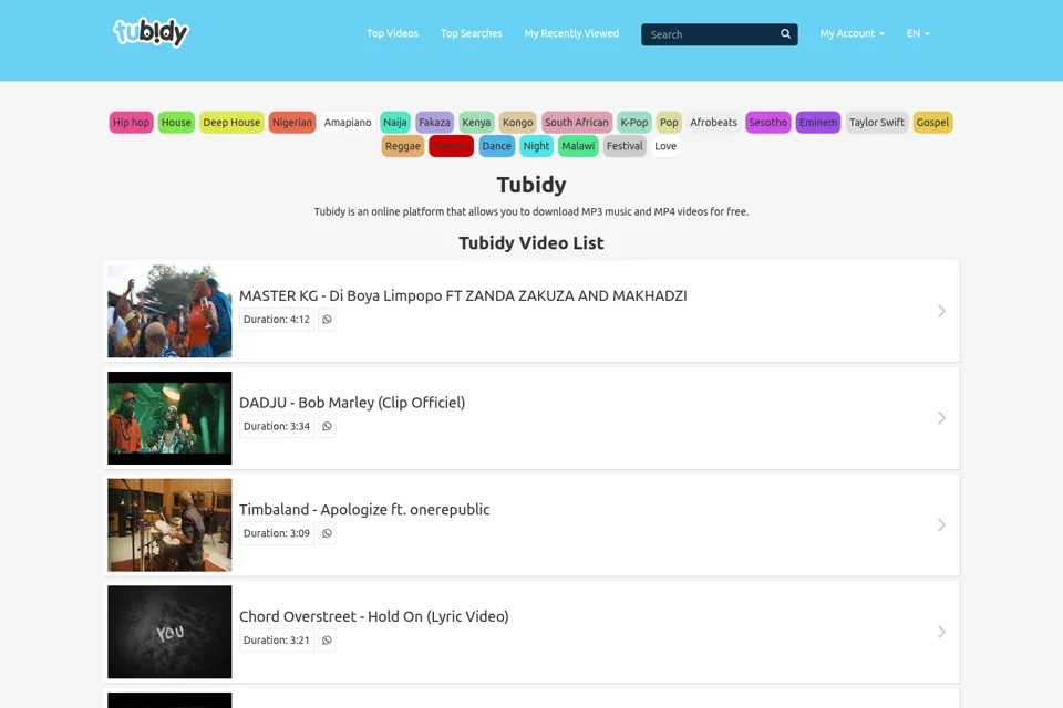 Landing page preview